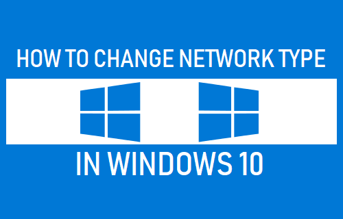 Изменить тип сети в Windows 10