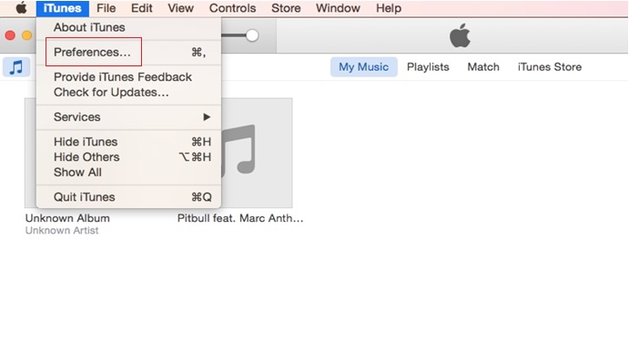 Как конвертировать Wav в MP3 iTunes - Шаг 1
