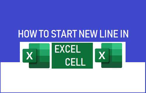 Начать новую строку в ячейке Excel