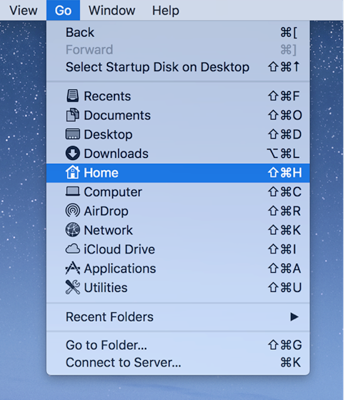 Расположение библиотеки iTunes на Mac - шаг 1