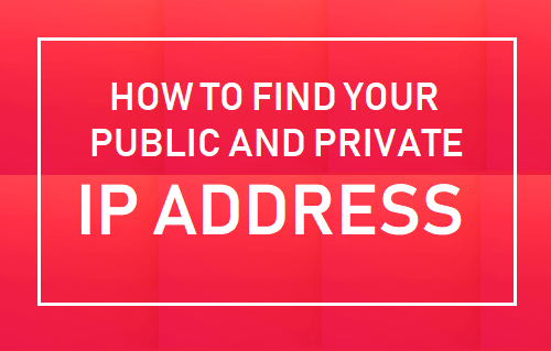 Найдите свой публичный и частный IP-адрес