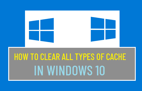 Очистить все типы кеша в Windows 10