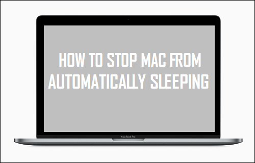 Остановить Mac от автоматического перехода в спящий режим
