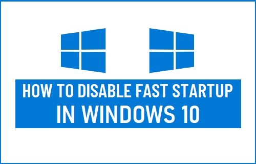 Отключить быстрый запуск в Windows 10