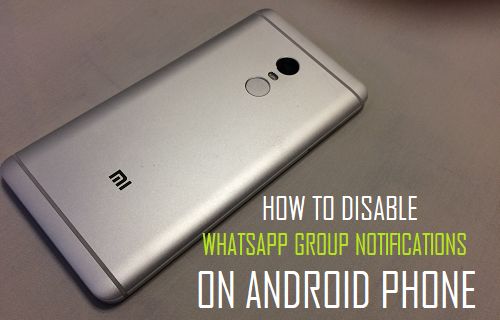 Отключить групповые уведомления WhatsApp на телефоне Android