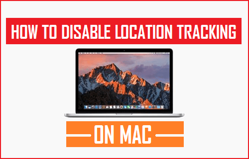 Отключить отслеживание местоположения на Mac