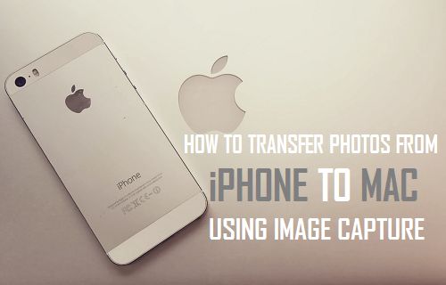 Перенос фотографий с iPhone на Mac с помощью захвата изображений
