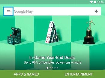 Значок линии Google Play 3