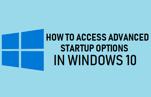 Доступ к дополнительным параметрам запуска в Windows 10