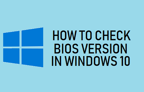 Проверить версию BIOS в Windows 10