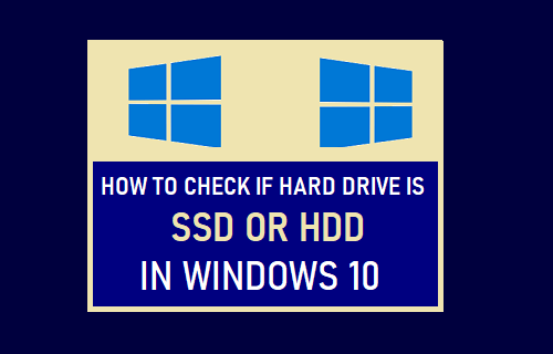 Проверьте, является ли жесткий диск SSD или HDD в Windows 10