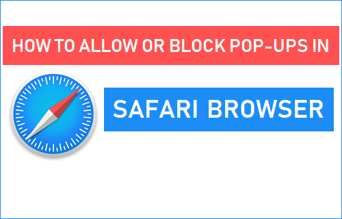 Разрешить или заблокировать всплывающие окна в браузере Safari
