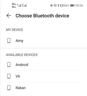 Передача фотографий с Android на Android с помощью Bluetooth