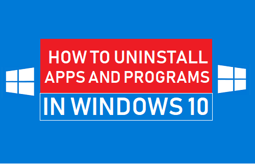 Удаление приложений и программ в Windows 10