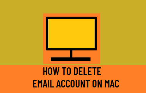 Удалить учетную запись электронной почты на Mac