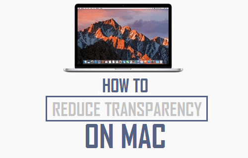 Уменьшить прозрачность на Mac