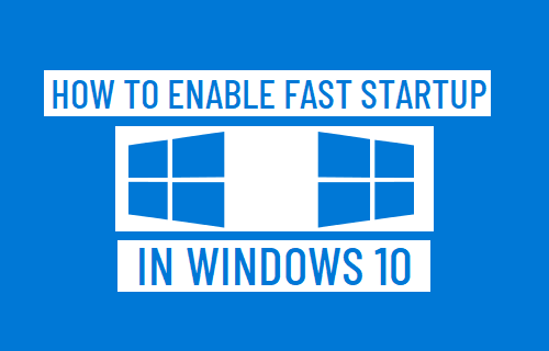 Включить быстрый запуск в Windows 10