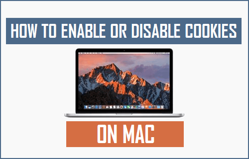 Включение или отключение файлов cookie на Mac