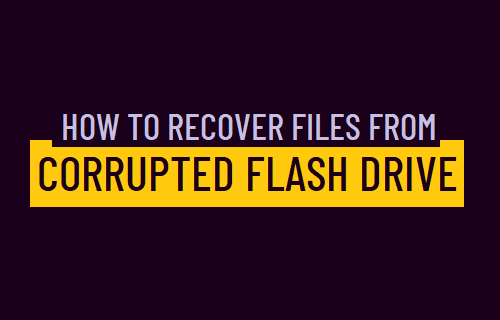Восстановить файлы с поврежденной флешки