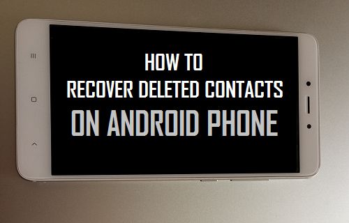 Восстановить удаленные контакты на телефоне Android