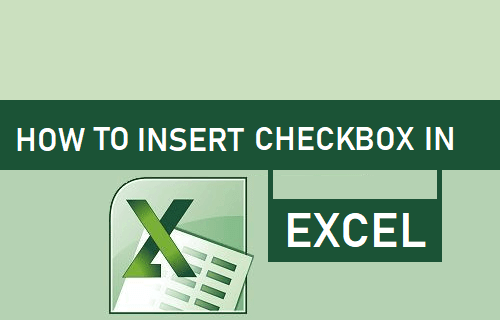 Вставить флажок в Excel