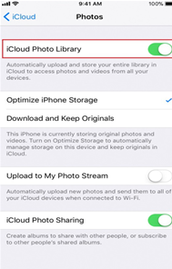 Как загрузить фотографии из iCloud на новый iPhone через iPhone - Шаг 2