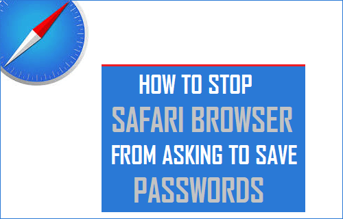 Не позволять браузеру Safari запрашивать сохранение паролей