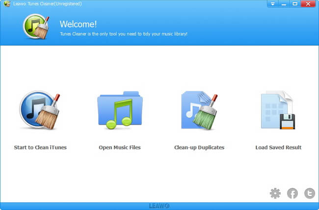 Программное обеспечение для восстановления iTunes - Leawo Tunes Cleaner