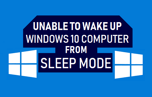 Невозможно вывести компьютер с Windows 10 из спящего режима