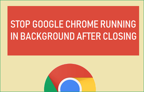 Остановить работу Google Chrome в фоновом режиме после закрытия