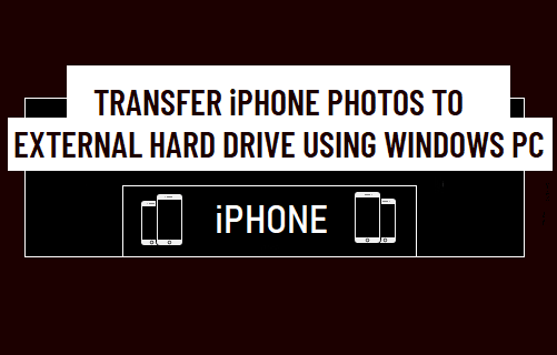 Перенос фотографий iPhone на внешний жесткий диск с помощью ПК с Windows
