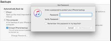 Encrypt Your iPhone Backup
