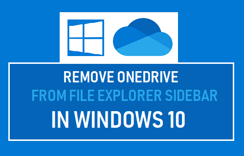 Удалить OneDrive с боковой панели проводника в Windows 10