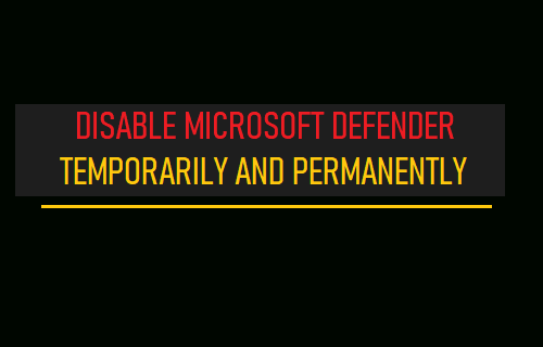 Временно и навсегда отключить Microsoft Defender