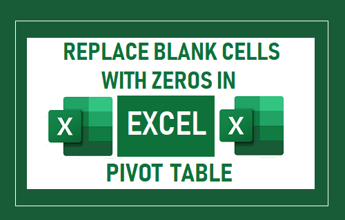 Замена пустых ячеек нулями в сводной таблице Excel