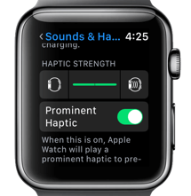 Включите тактильную опцию на Apple Watch