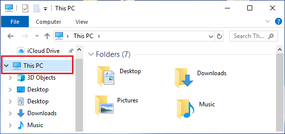 Папки пользователей в Windows 10