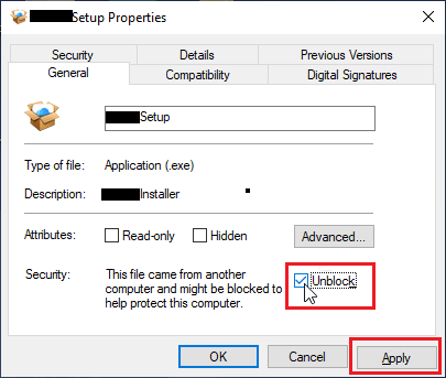 Разблокировать файл на компьютере с Windows