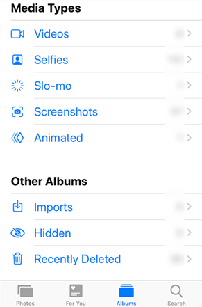 Доступ к альбому GIF на iPhone