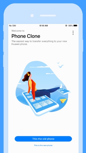 Как использовать клонирование телефона на iPhone - шаг 1