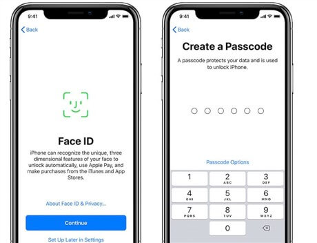Настройте Face ID и пароль на iPhone 12 / X / XS / XR / 11