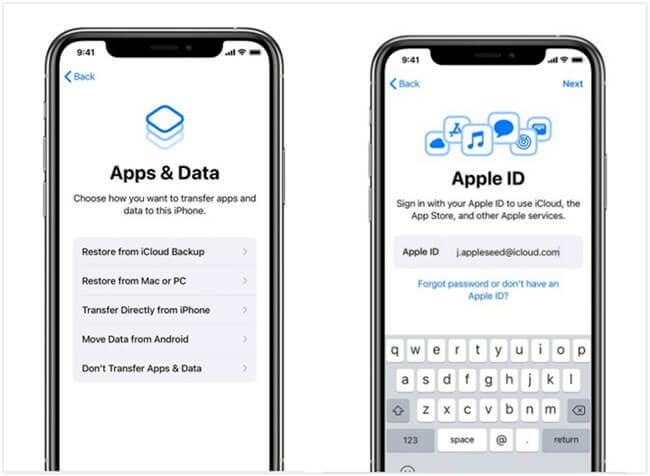 Войдите в Apple ID, чтобы активировать iPhone