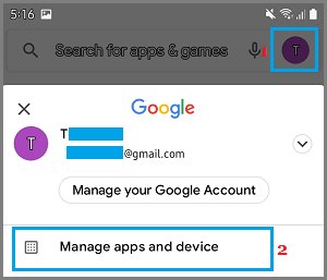 Управление опциями приложений и устройств в магазине Google Play