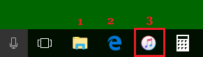 Программы, закрепленные на панели задач в Windows 10
