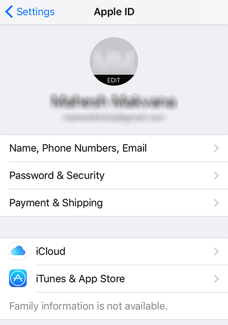 Подтвердите учетную запись iCloud на новом iPhone