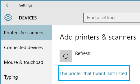 Попросите Windows 10 помочь найти принтер