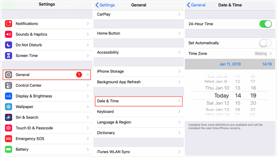 Исправлено: iPhone/iPad не может подключиться к App Store — проверьте время и дату