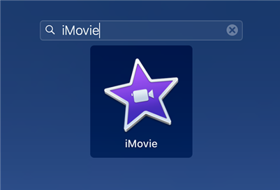 Доступ к приложению iMovie на Mac