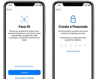 Настройка Face-Touch ID в новом iPhone
