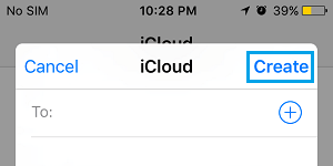 Создать общий альбом iCloud на iPhone